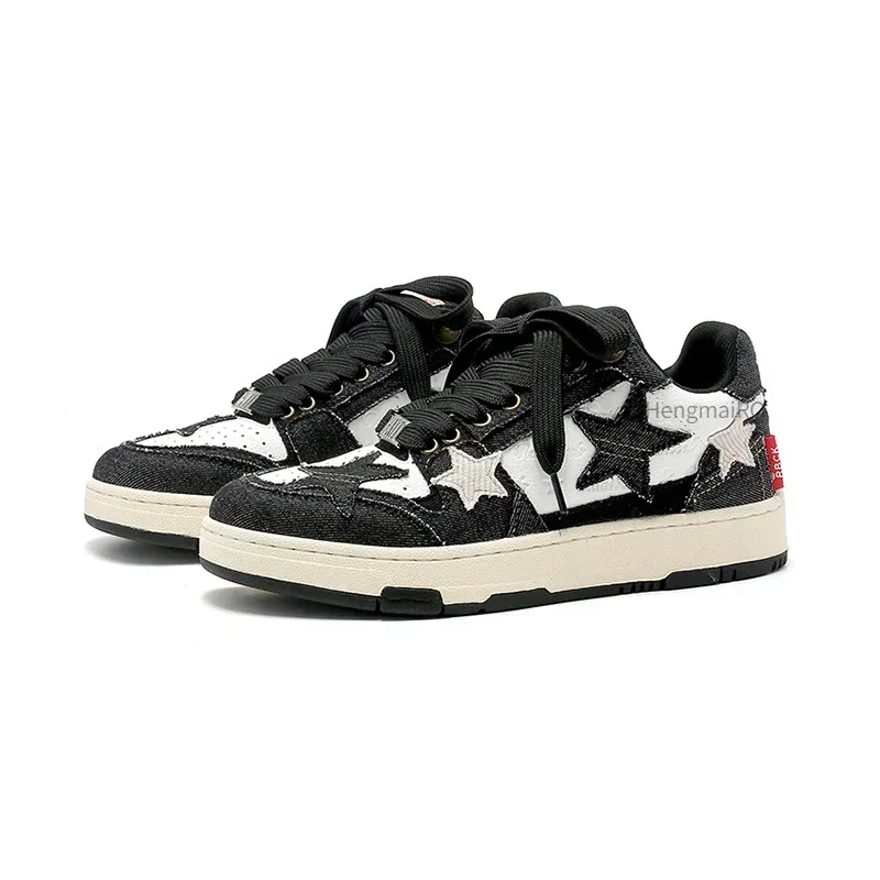 Street Fashion Couple - Women Sneakers Man Retro Star Y2K