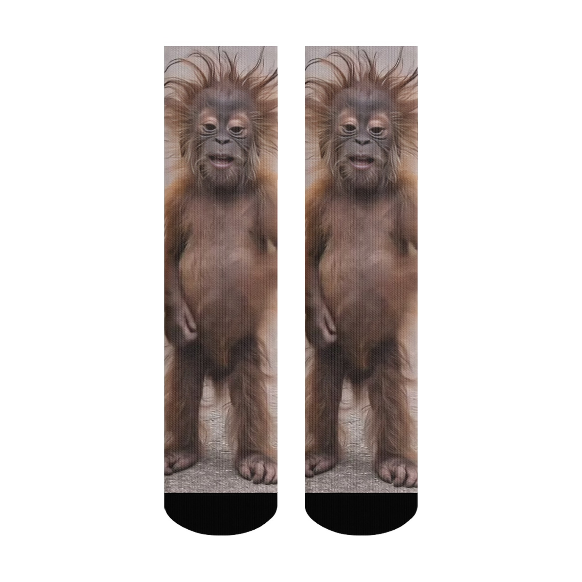 Quirky Street Fashion - Novel and Quirky Realistic Monkey Print