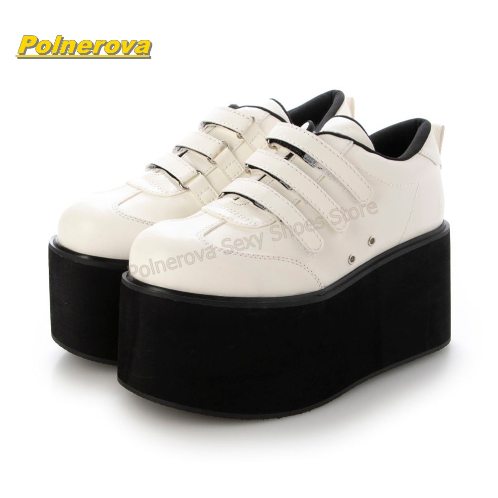 Street Fashion Couple - Sweet Gothic Platform fashion Sneakers Hook