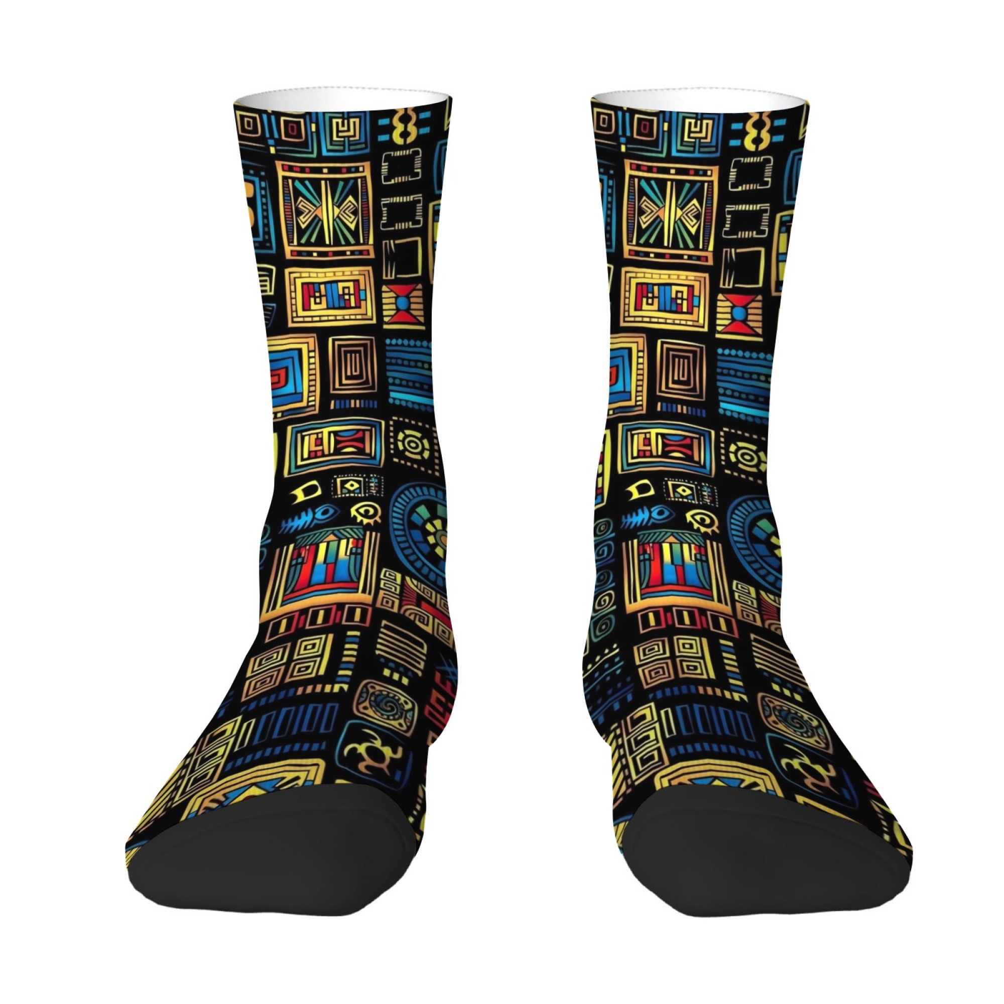Quirky Street Fashion - Street Retro Bohemian Printed Men's Socks