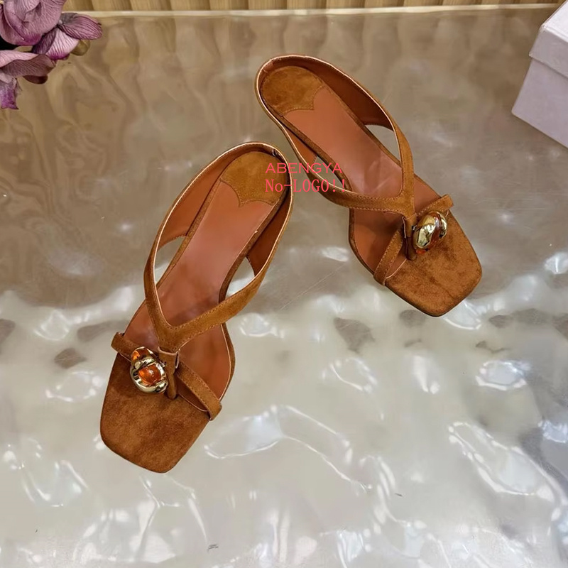 2026 Summer New Suede Slippers - Street Fashion Clothing recension och pris