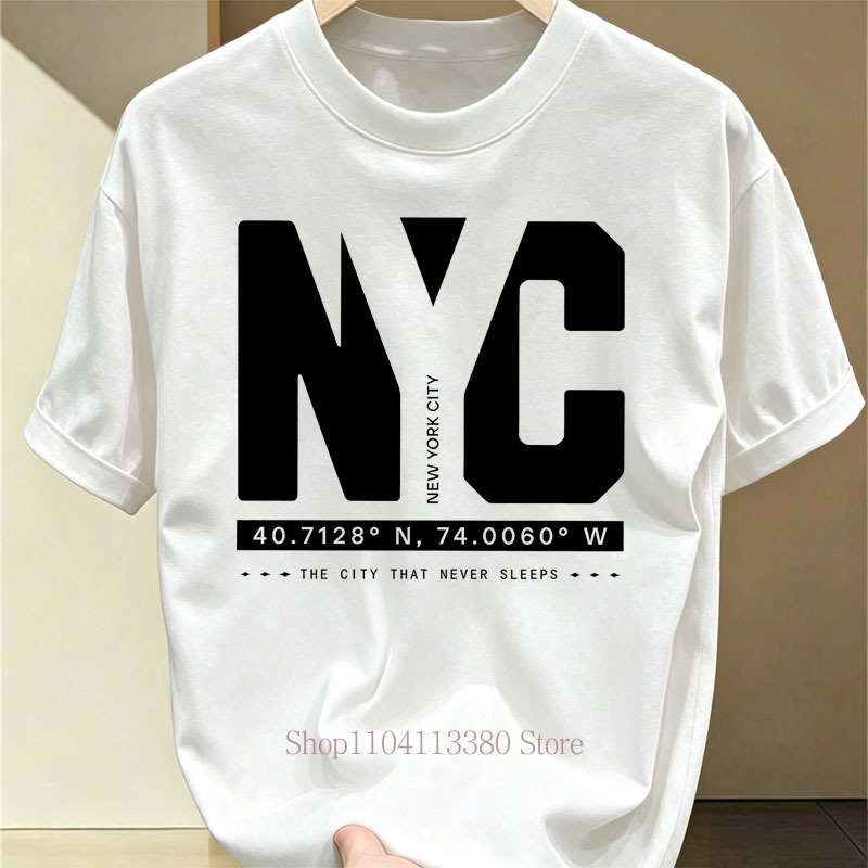 Nyc Graphic Print T-shirts for - Street Fashion Nyc recension och pris