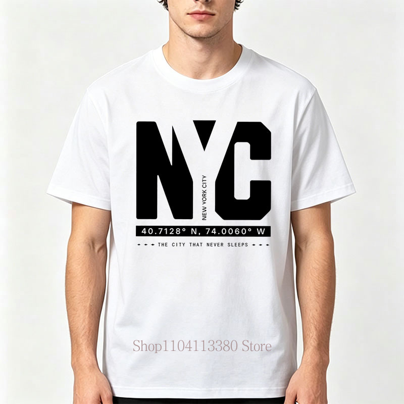 Nyc Graphic Print T-shirts for - Street Fashion Nyc recension och pris