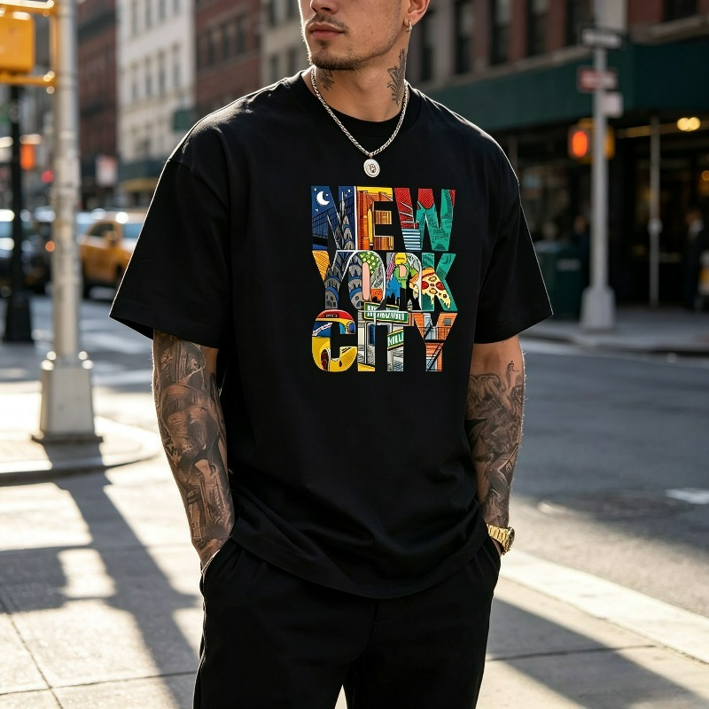 NEW YORK CITY Graphic T-Shirt  - Street Fashion Nyc recension och pris