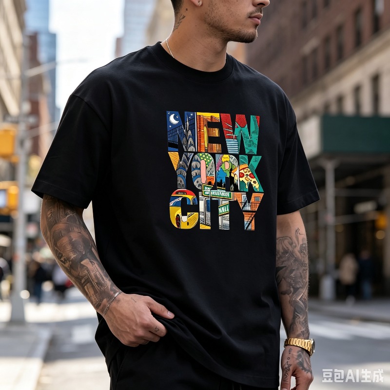 NEW YORK CITY Graphic T-Shirt  - Street Fashion Nyc recension och pris