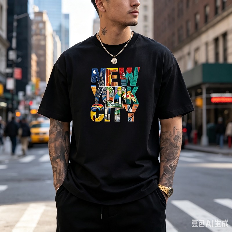 NEW YORK CITY Graphic T-Shirt  - Street Fashion Nyc recension och pris