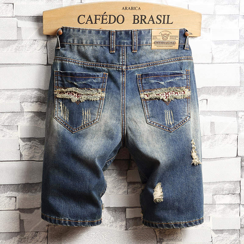 Ripped Hip-hop Denim Shorts Me - Street Fashion Dance recension och pris
