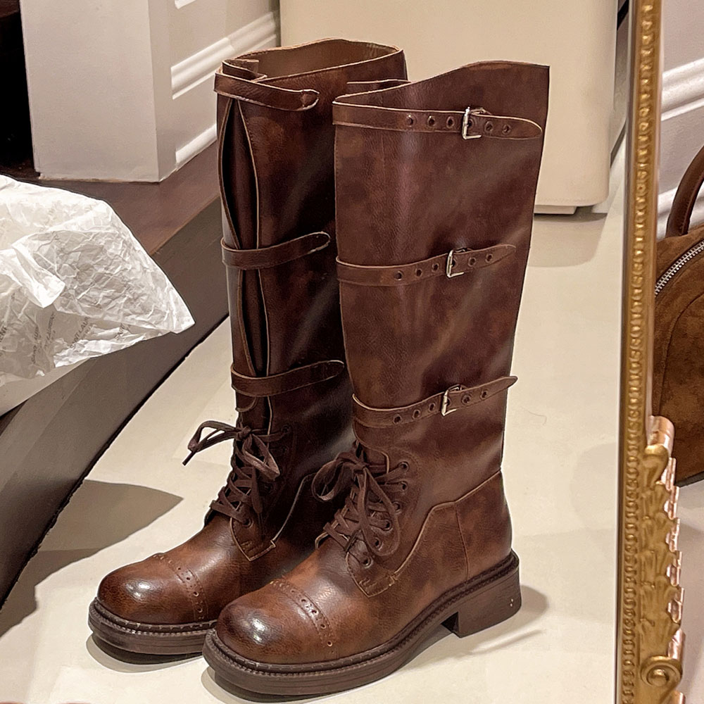 Women's Knee High Boots Vintag - Street Fashion Designers recension och pris