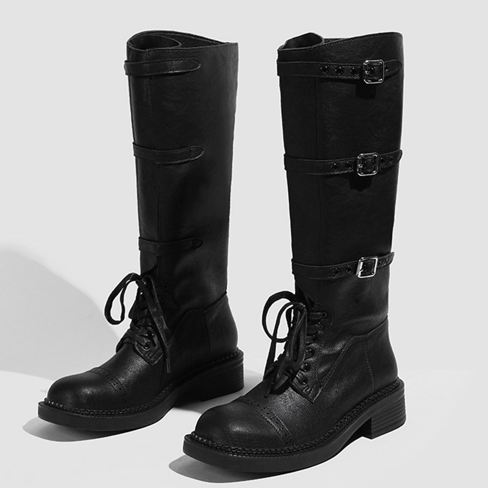 Women's Knee High Boots Vintag - Street Fashion Designers recension och pris