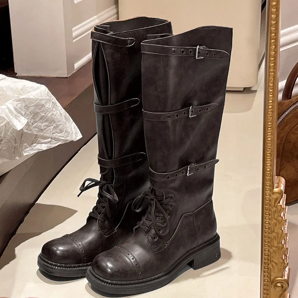 Women's Knee High Boots Vintag - Street Fashion Designers recension och pris