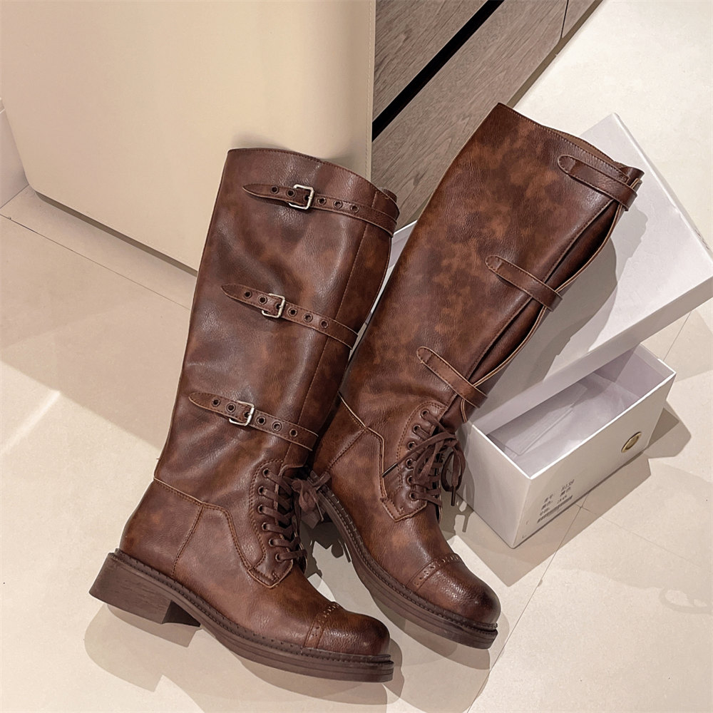 Women's Knee High Boots Vintag - Street Fashion Designers recension och pris