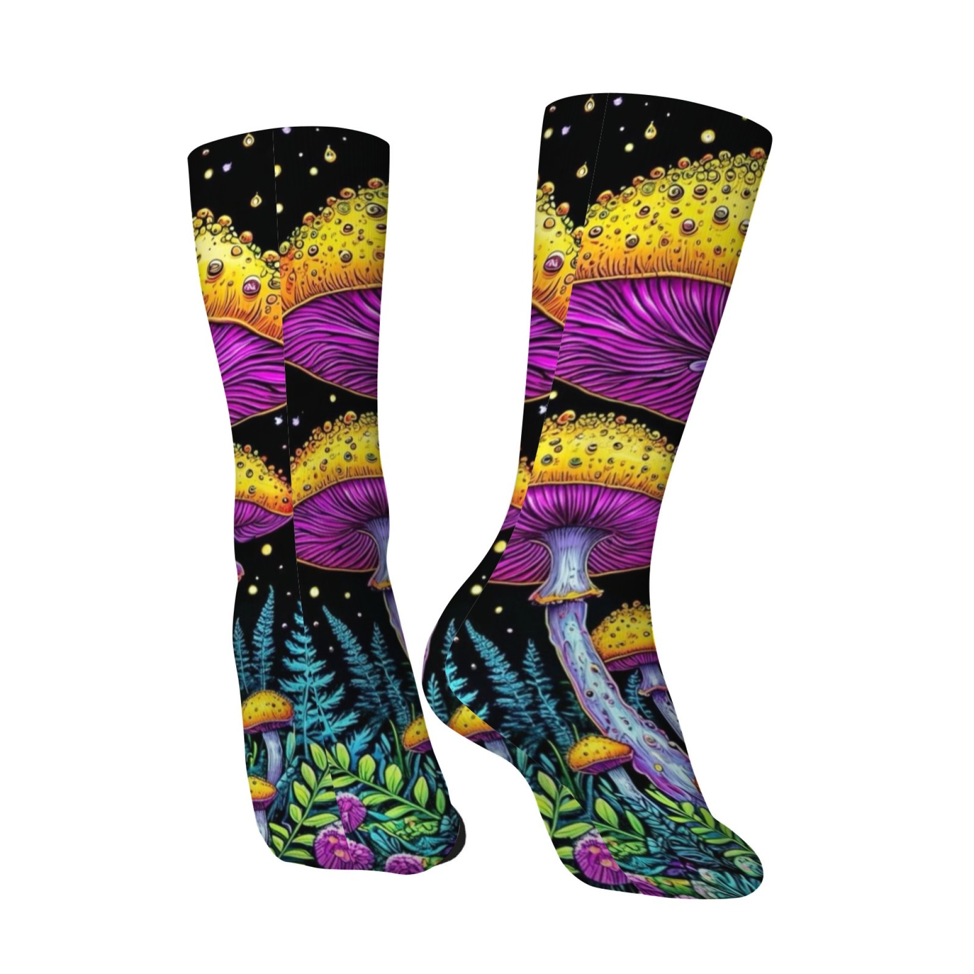 Fun Cartoon Yellow Mushroom Pr - Quirky Street Fashion recension och pris
