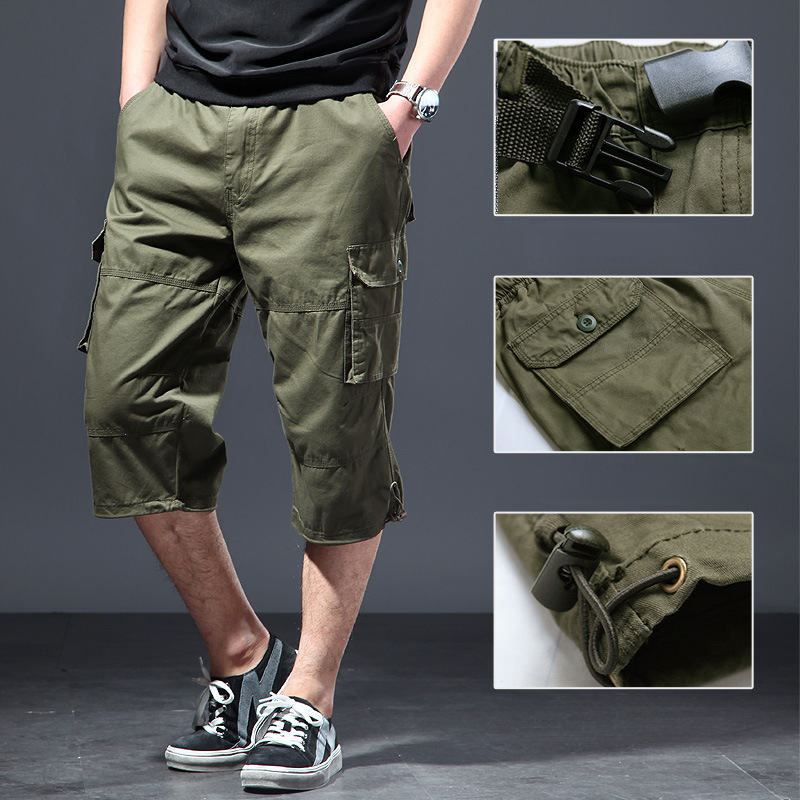 Men's Cotton 3/4 Pants Loose P - Street Fashion Plus Size recension och pris