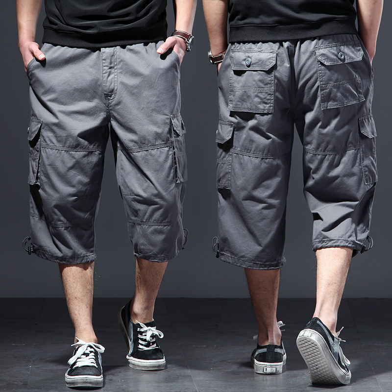 Men's Cotton 3/4 Pants Loose P - Street Fashion Plus Size recension och pris