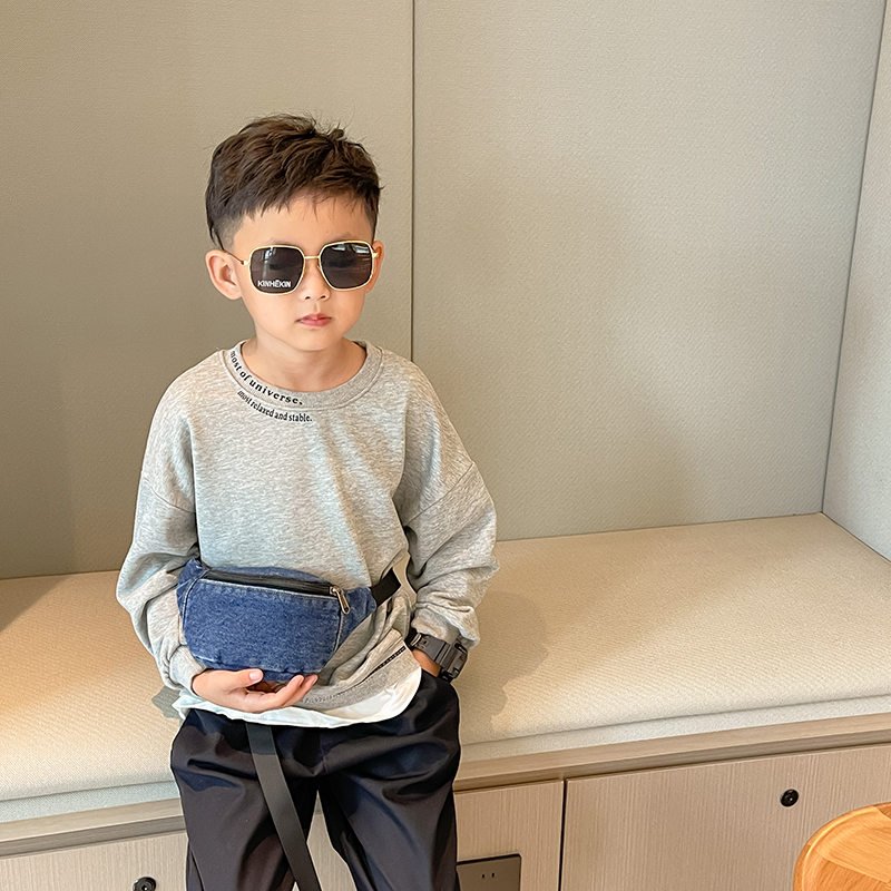 Fashion Denim Children's Waist - Street Fashion For Boy recension och pris