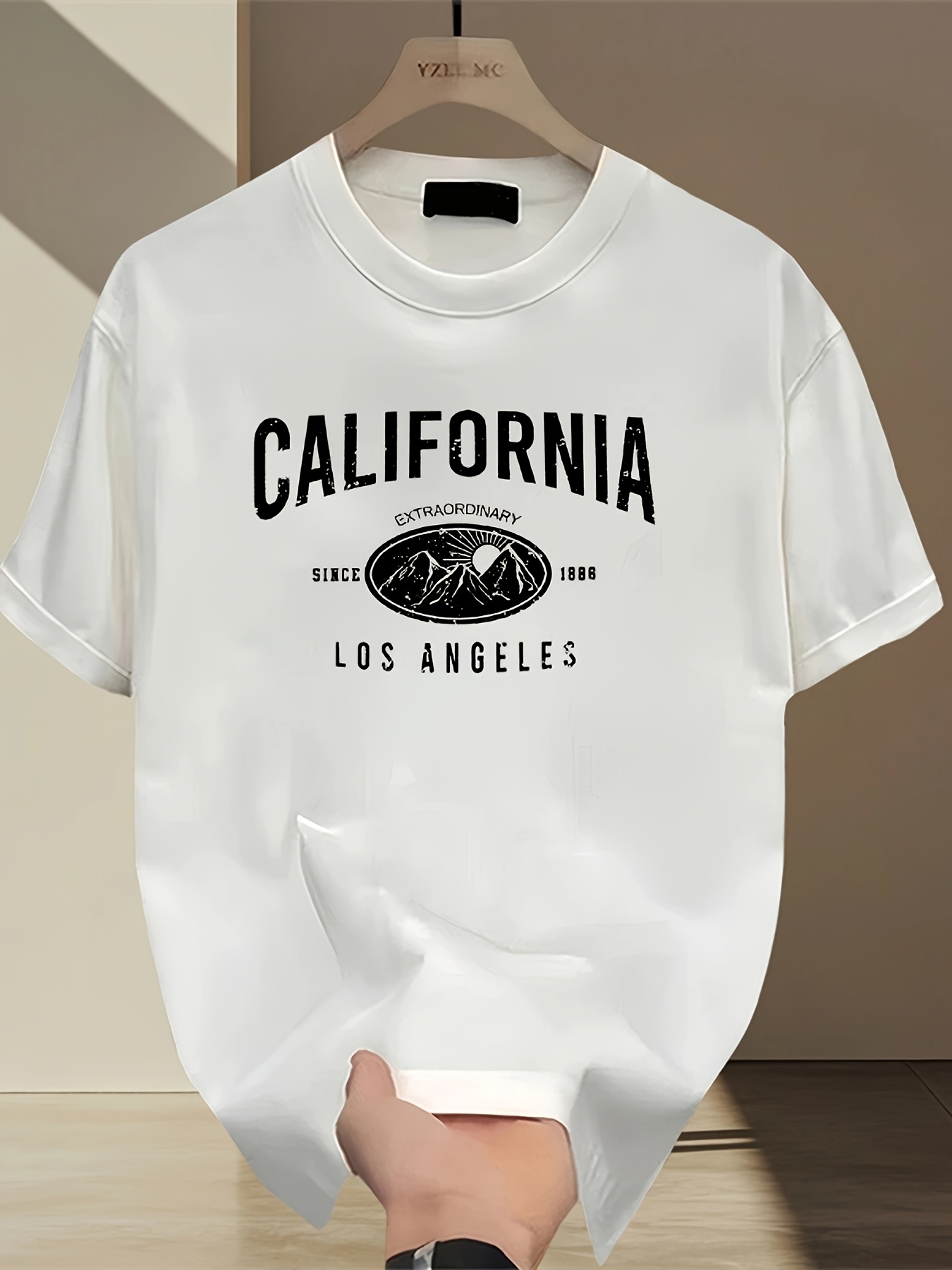 California Letter T-shirt Roun - Street Fashion California recension och pris