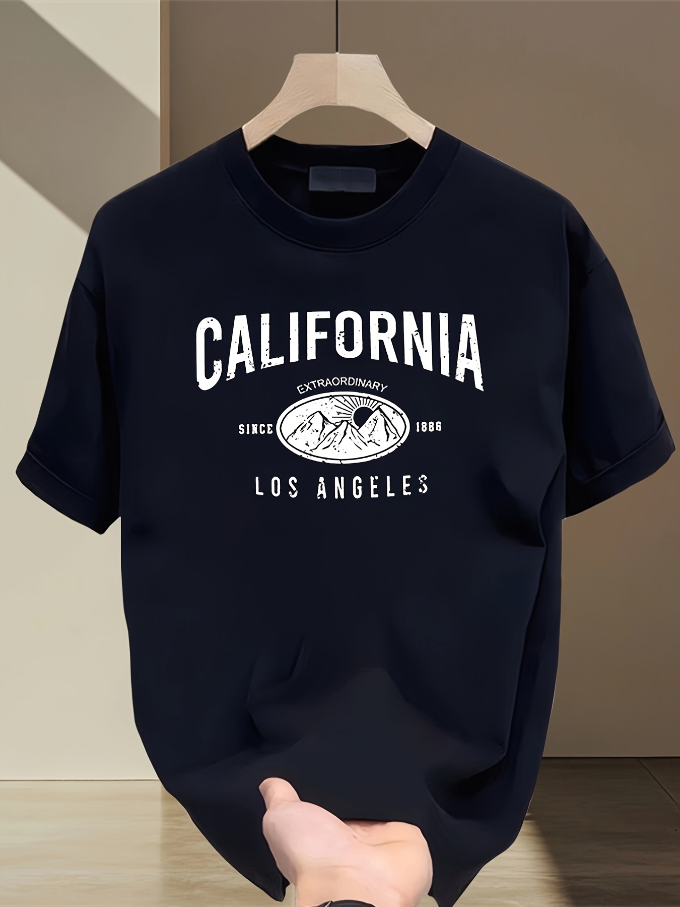 California Letter T-shirt Roun - Street Fashion California recension och pris