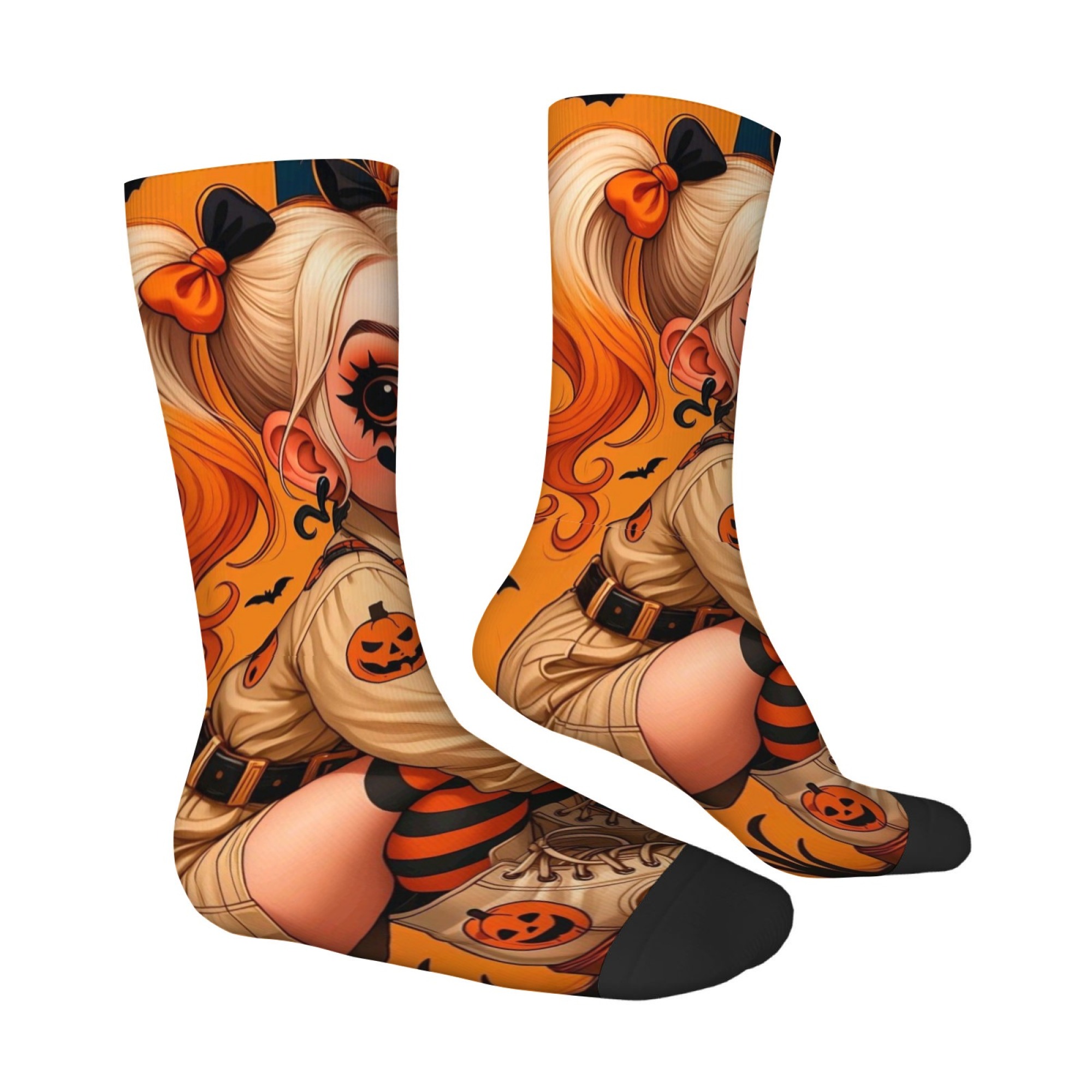 Cartoon Twin-tailed Girl Print - Quirky Street Fashion recension och pris