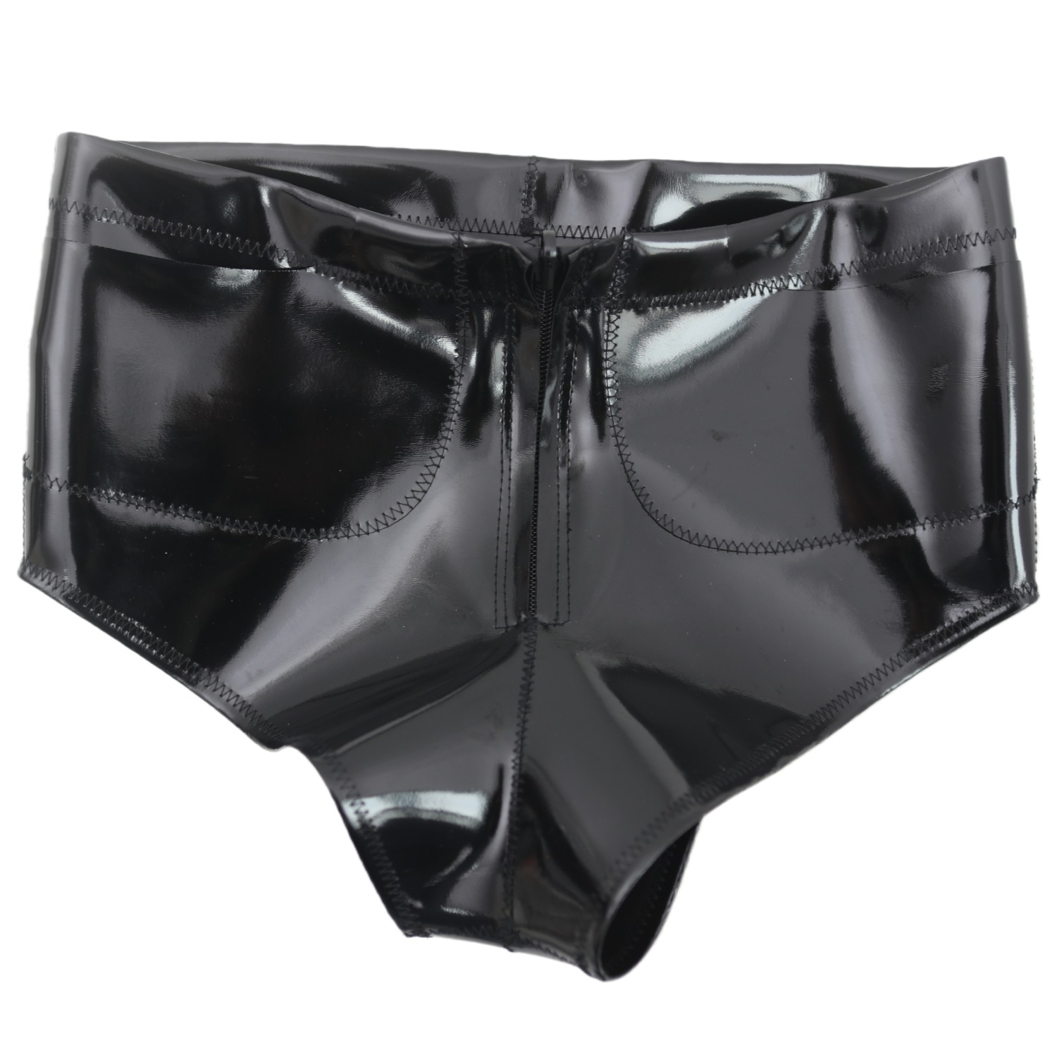 Women Men Glossy Pocket Shorts - Street Fashion Styles recension och pris