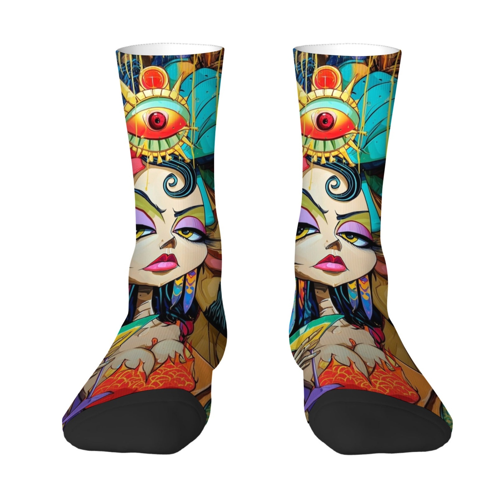 Retro Quirky Abstract Print Me - Quirky Street Fashion recension och pris