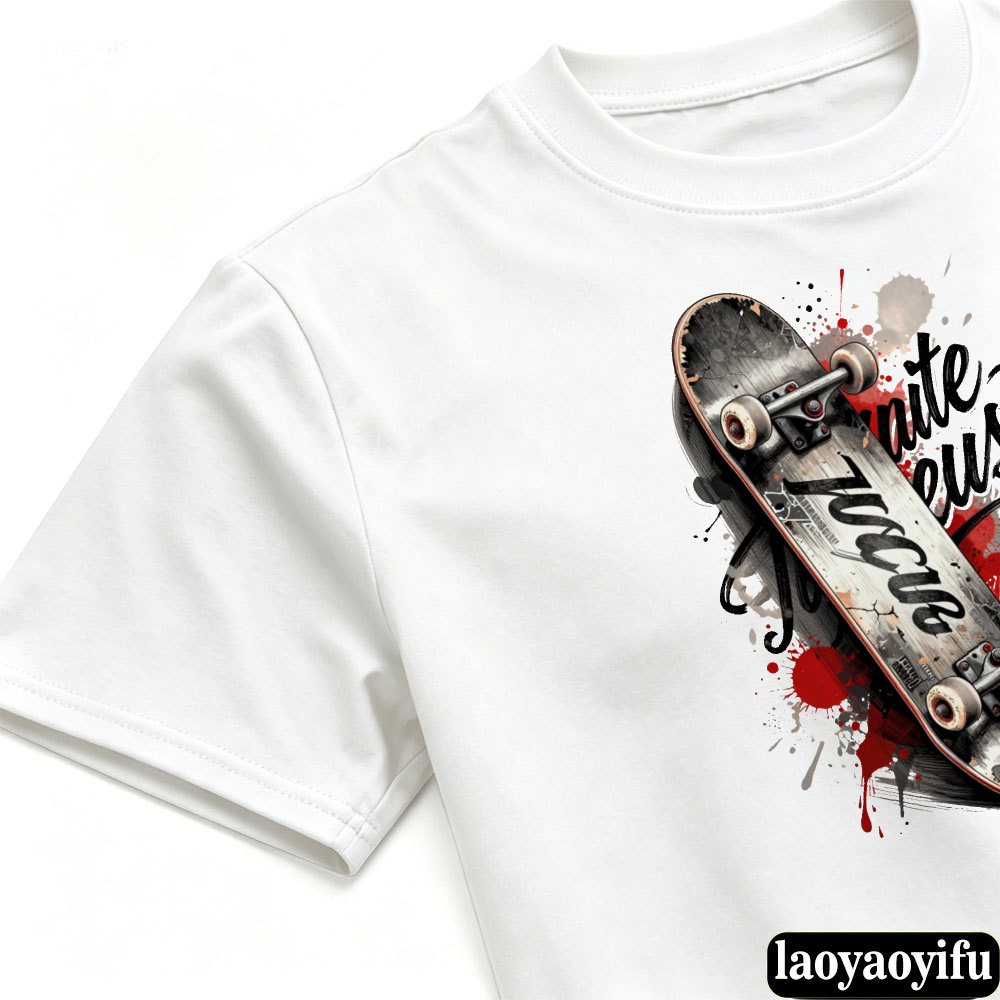 Skateboard Red Splatter Letter - Street Fashion Culture recension och pris