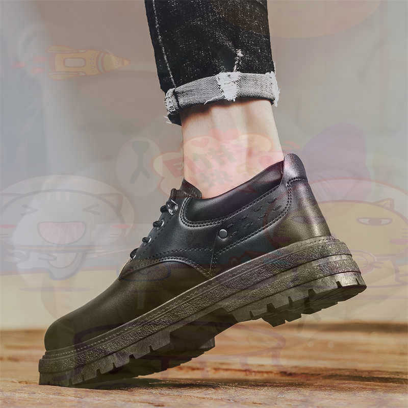 Dark Natural Leather Fashion T - Street Fashion Asian recension och pris