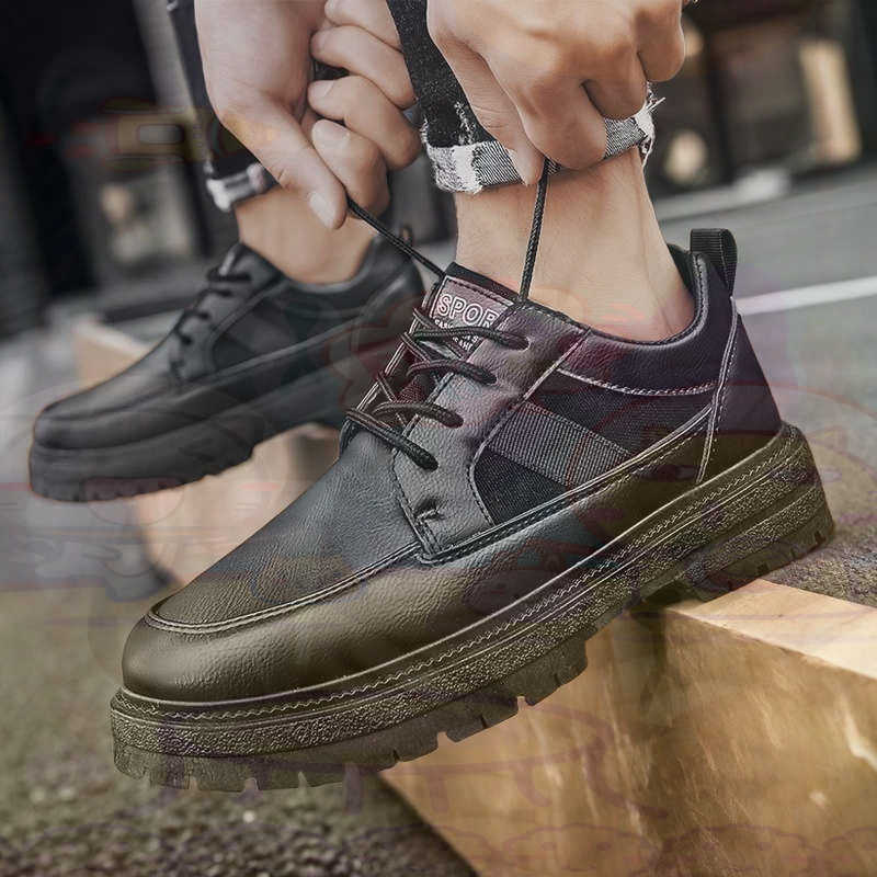 Dark Natural Leather Fashion T - Street Fashion Asian recension och pris