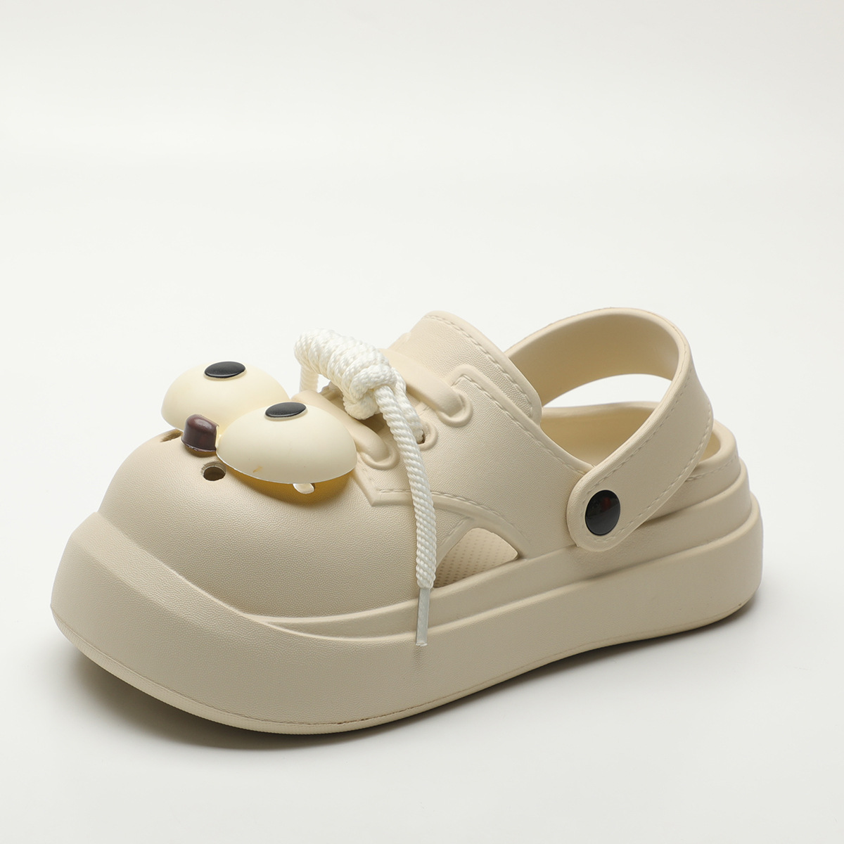Cute DIY Big Eyes Fashion Clog - Street Fashion Girl recension och pris