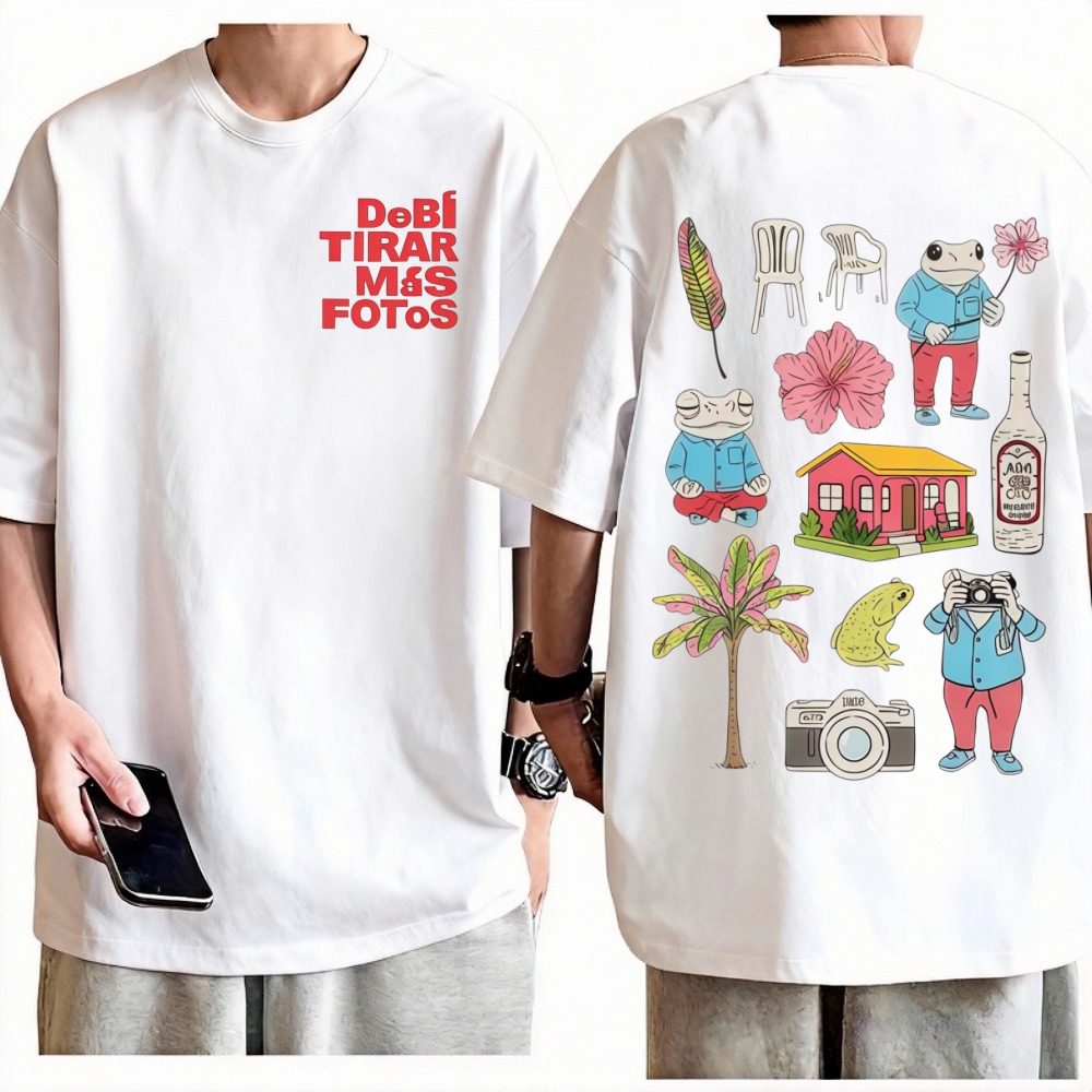 Rapper Bad Bunny T-shirt Debi  - Foto Street Fashion recension och pris
