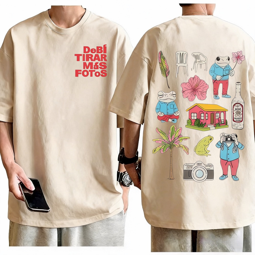 Rapper Bad Bunny T-shirt Debi  - Foto Street Fashion recension och pris