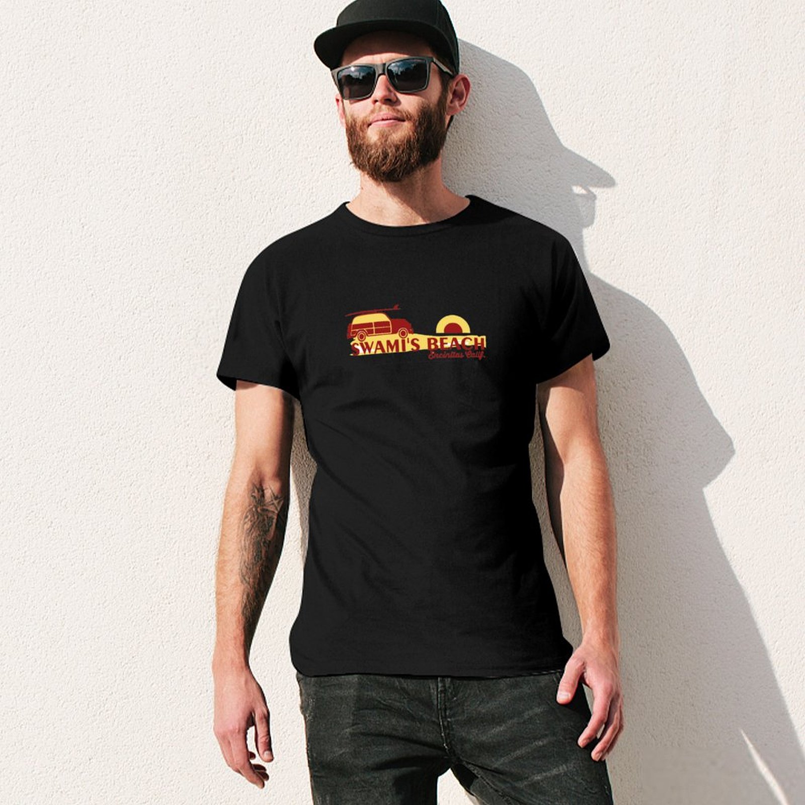 Swami's Beach - California. T- - Street Fashion California recension och pris