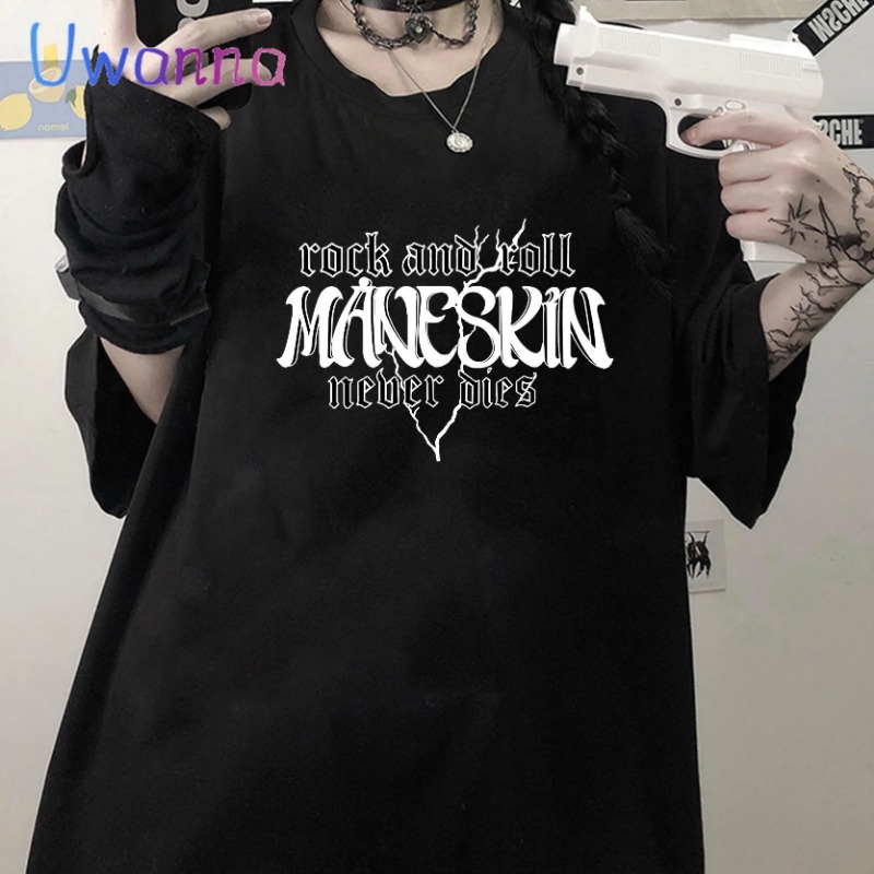 Oversized T Shirt Graphic Mane - Street Fashion Asian recension och pris