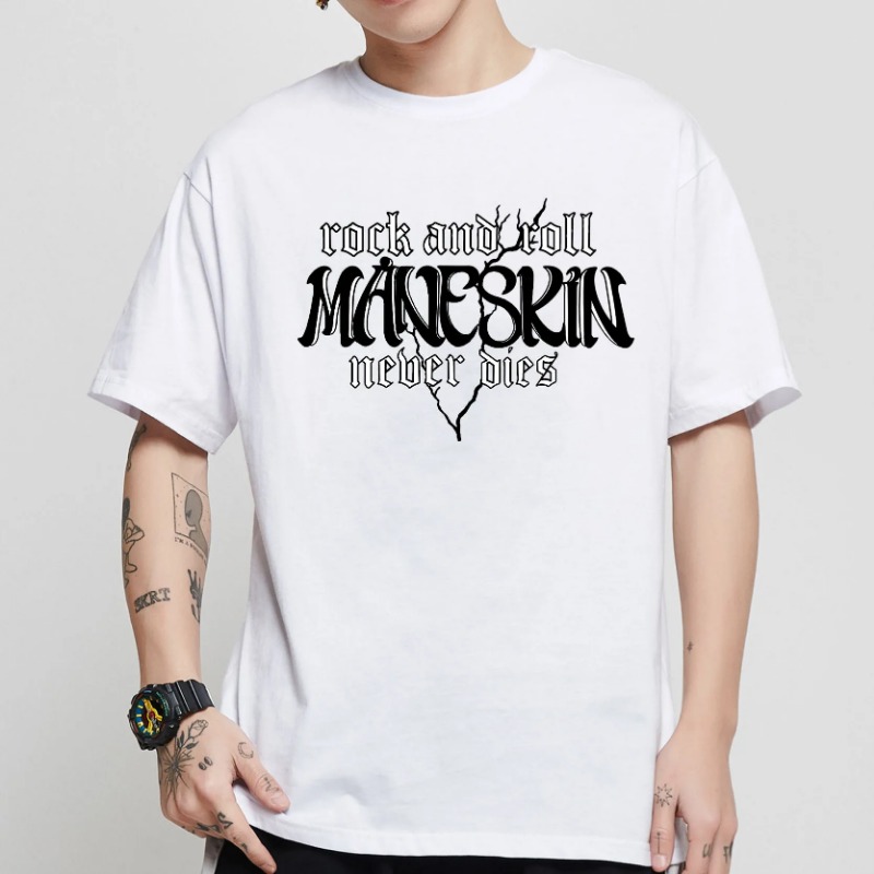 Oversized T Shirt Graphic Mane - Street Fashion Asian recension och pris