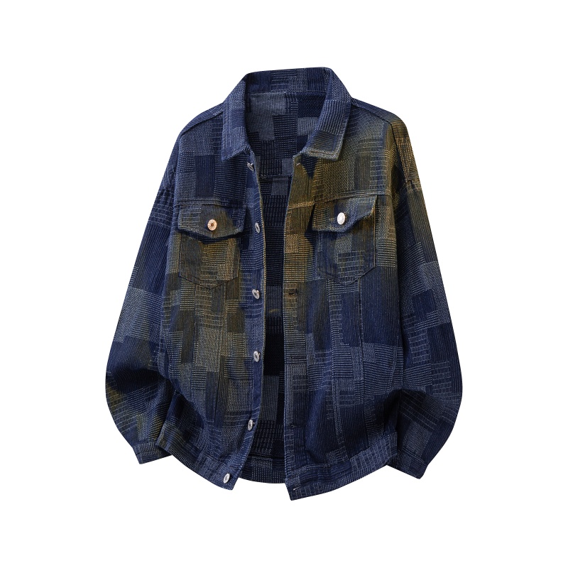 2026 Spring Men Washed Denim J - Street Fashion Couple recension och pris