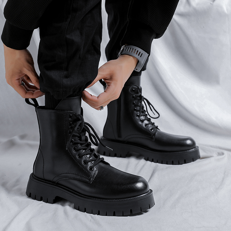 Men Luxury Fashion Genuine Lea - Street Fashion Designers recension och pris