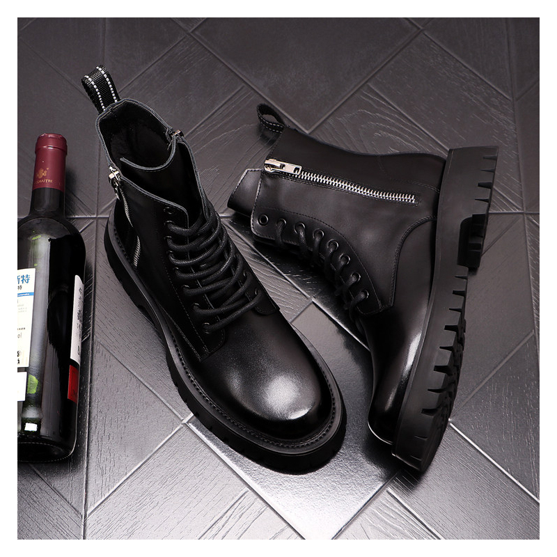 Men Luxury Fashion Genuine Lea - Street Fashion Designers recension och pris