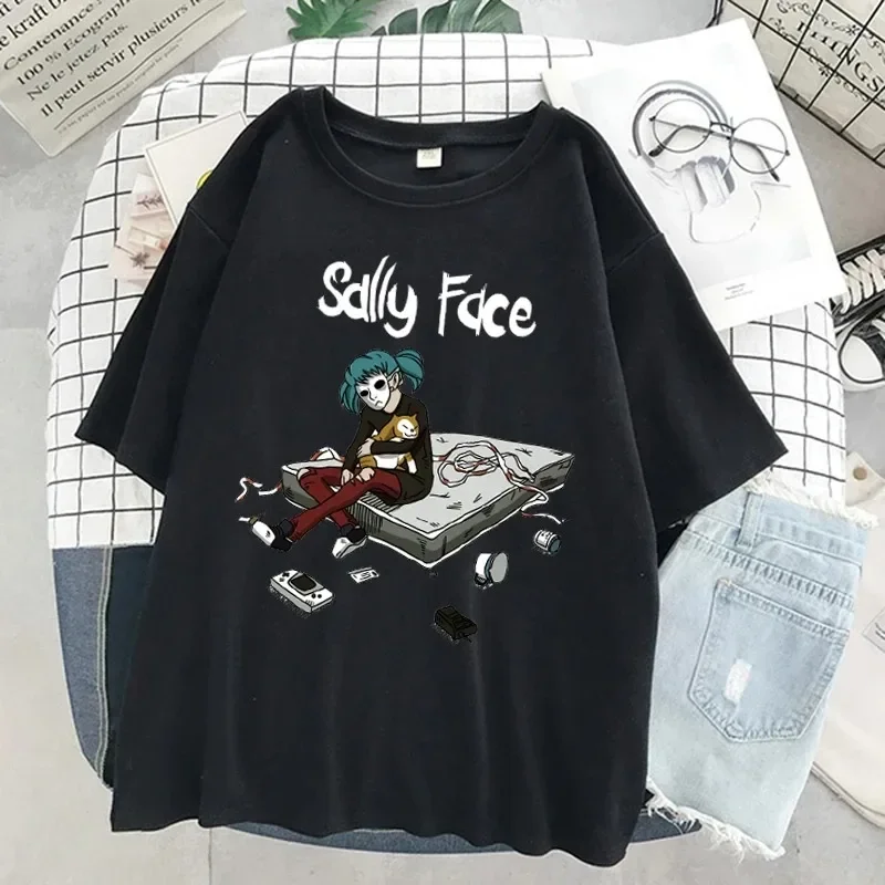Sally Face T Shirt Women Funny - Street Fashion Asian recension och pris