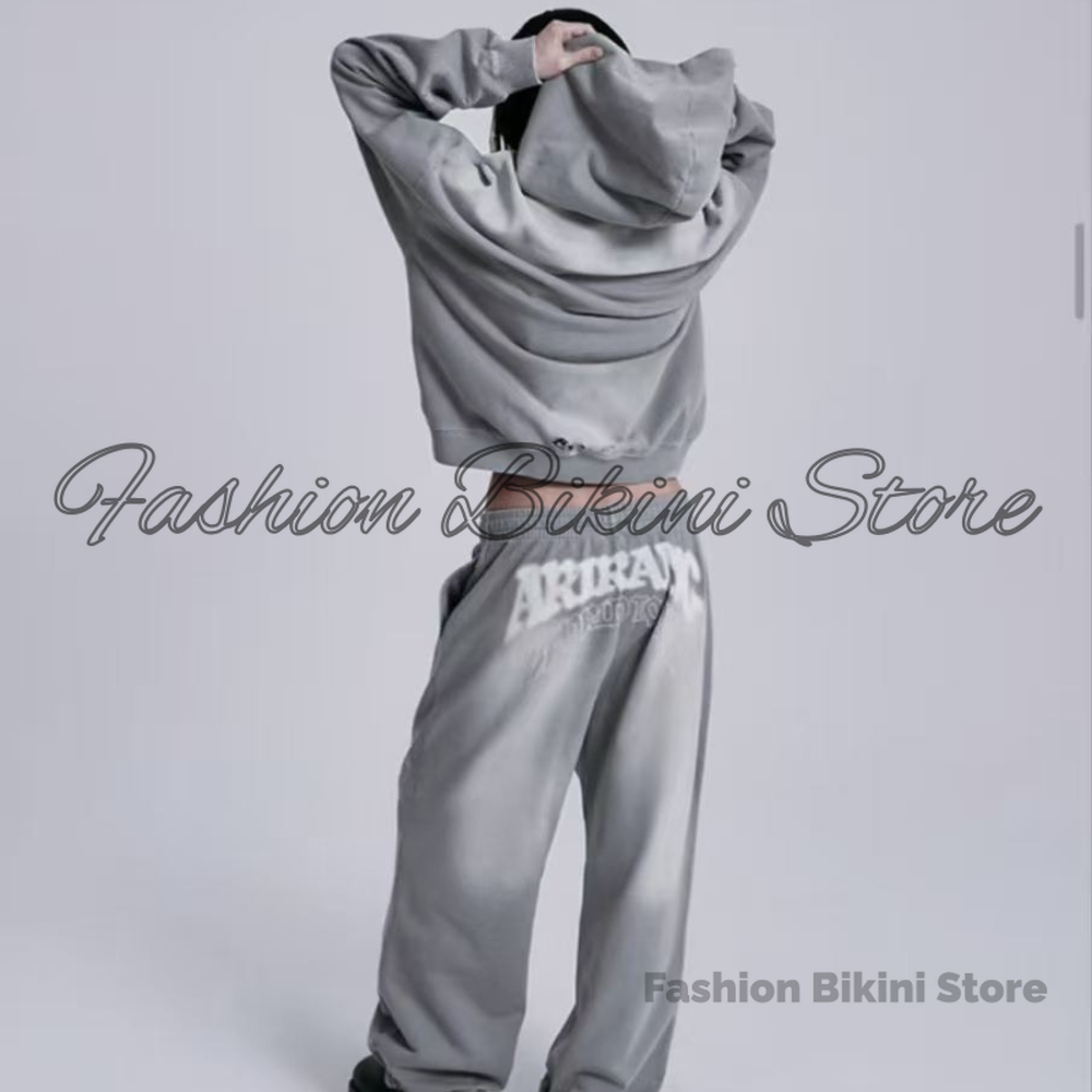 NEW Washed Grey Retro Hoodie 3 - Street Fashion Jacket recension och pris