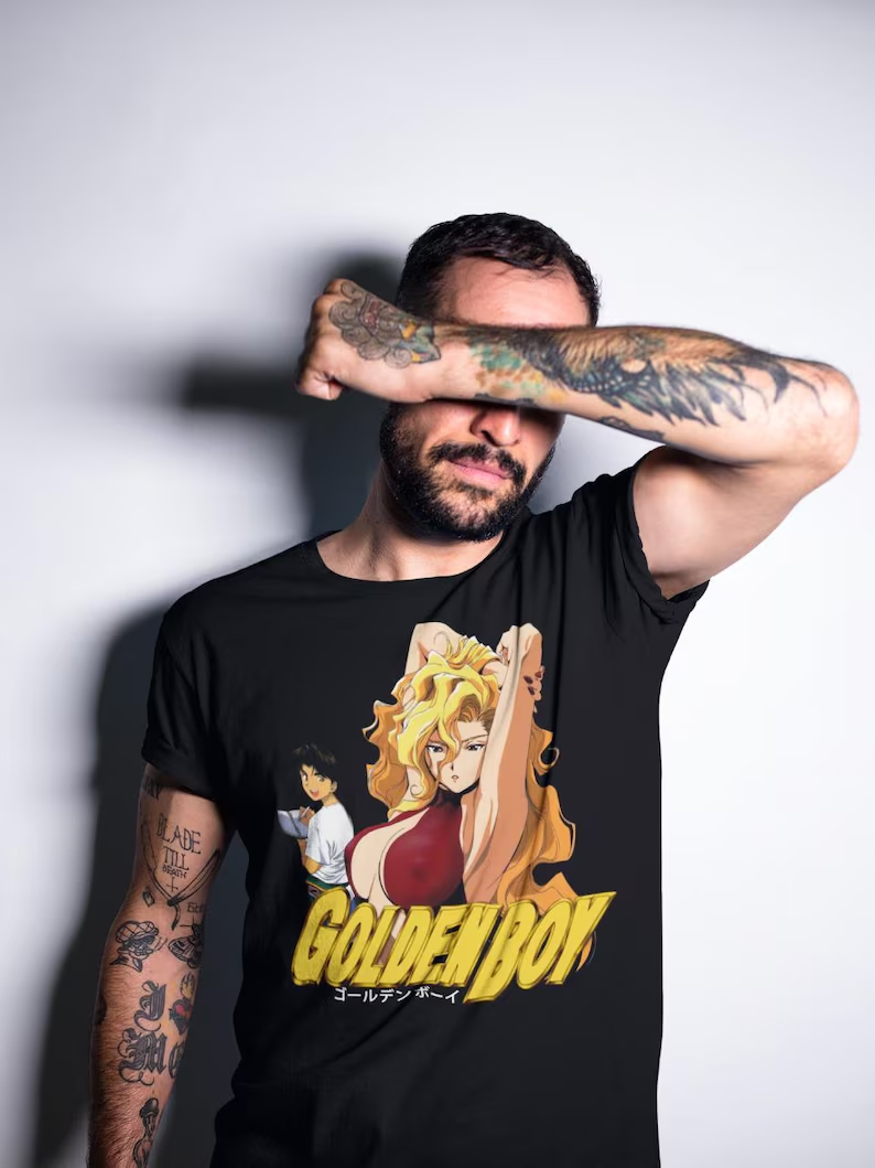 Golden Boy T-shirt Vintage Loo - Street Fashion For Boy recension och pris