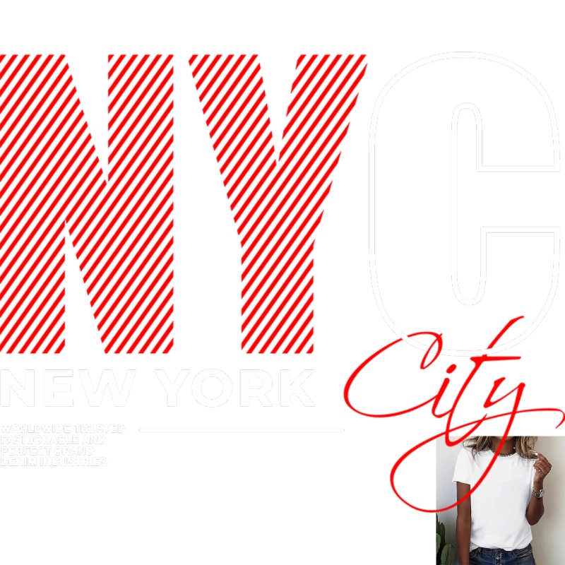 NYC Letter Stripe Heat - Trans - Street Fashion Nyc recension och pris