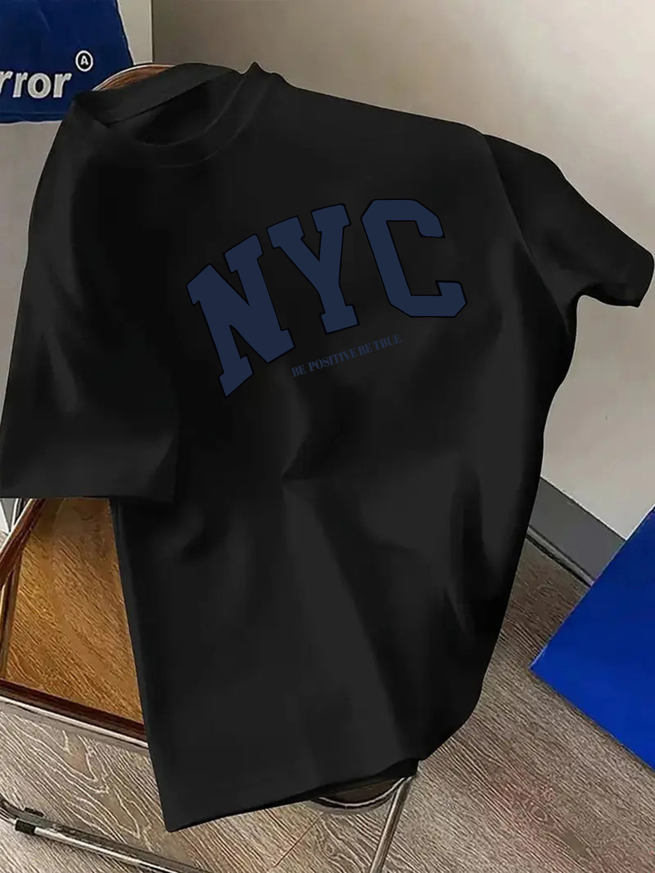 NYC Letter Print Round Neck Sh - Street Fashion Nyc recension och pris