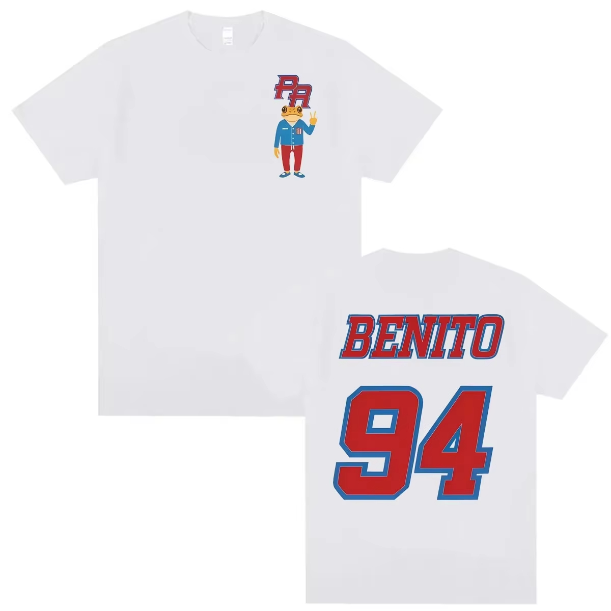 Rapper Bad Bunny T-shirt Debi  - Foto Street Fashion recension och pris