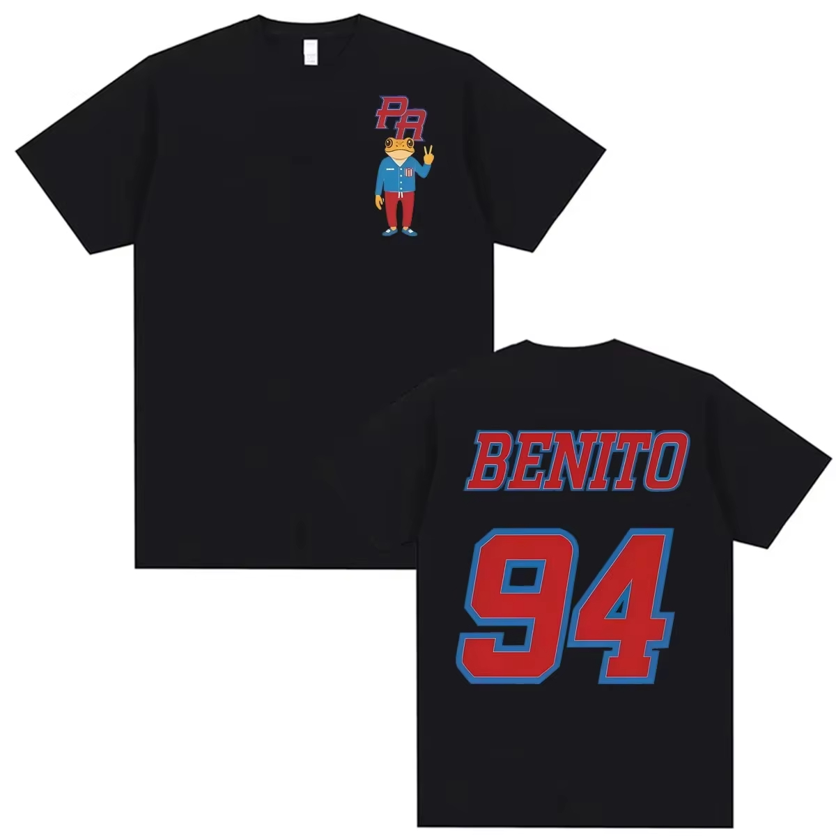 Rapper Bad Bunny T-shirt Debi  - Foto Street Fashion recension och pris