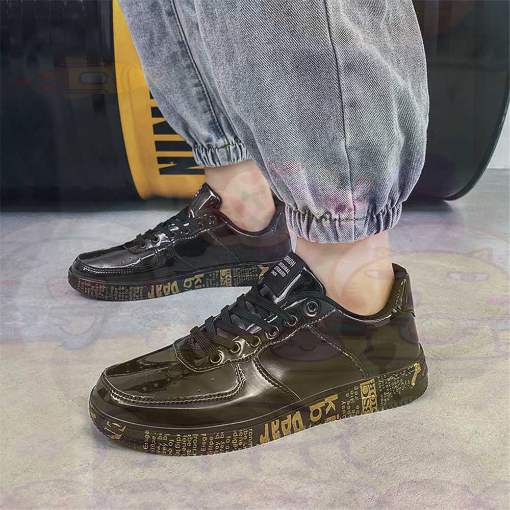 Round Foot Size 45 Sneakers Wh - Street Fashion Asian recension och pris