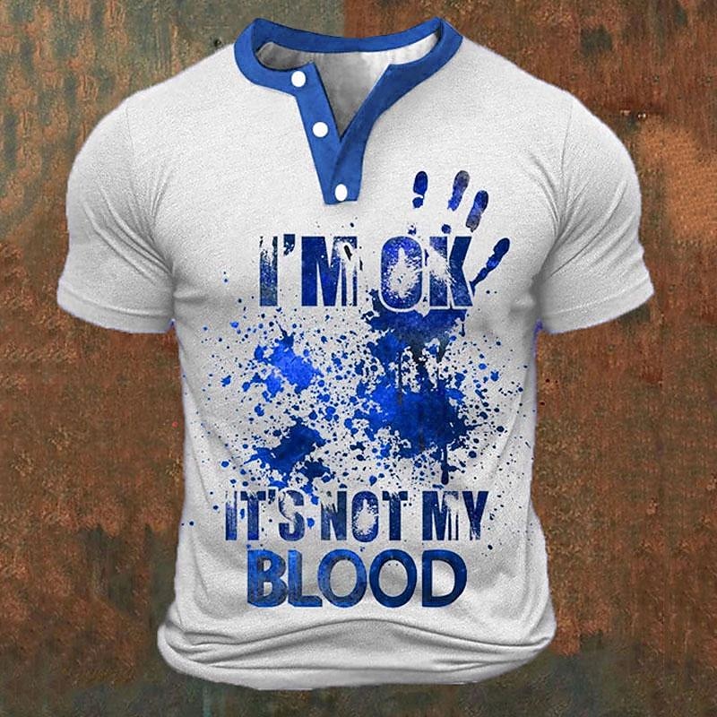 Funny 3D Letter Print Men's He - Street For Fashion recension och pris