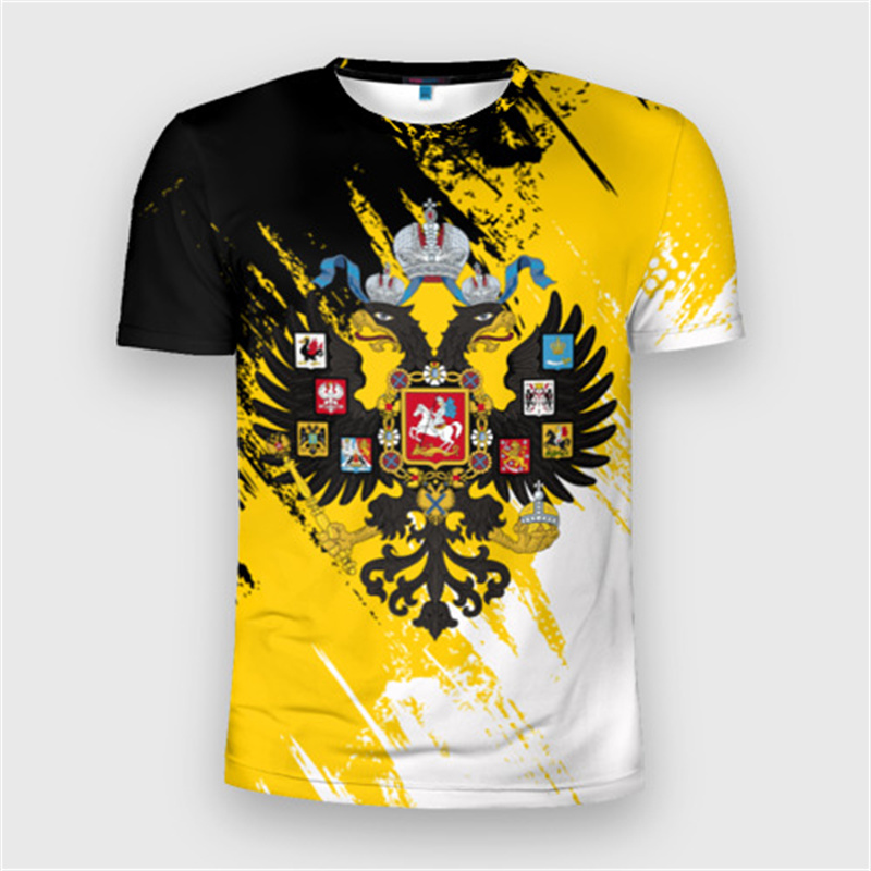 Fashion Russia Flag Badge T-sh - Street Fashion Russia recension och pris