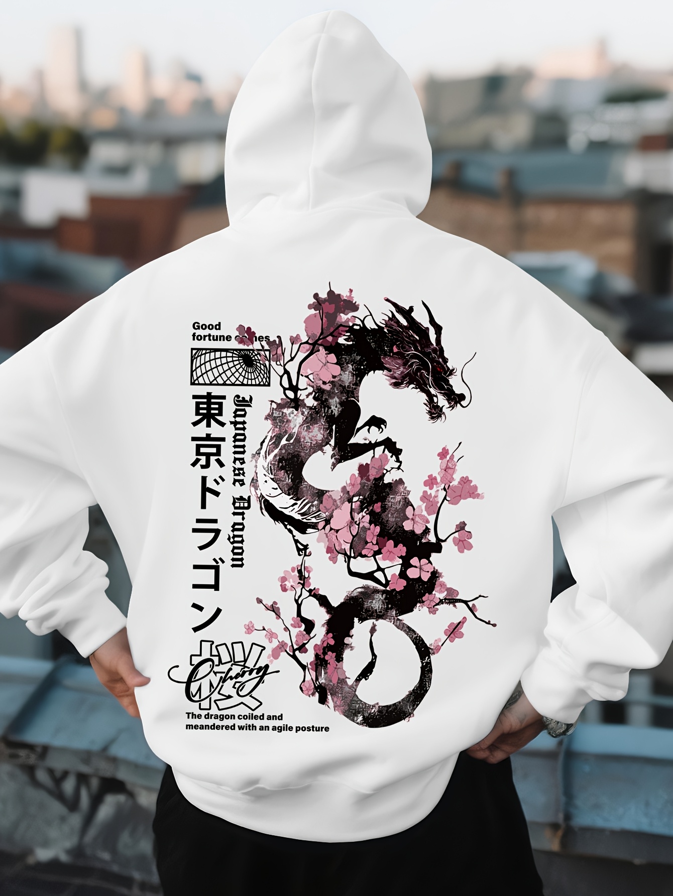 Mens Hip Hop Sports Hoodie Aes - Street Fashion Asian recension och pris