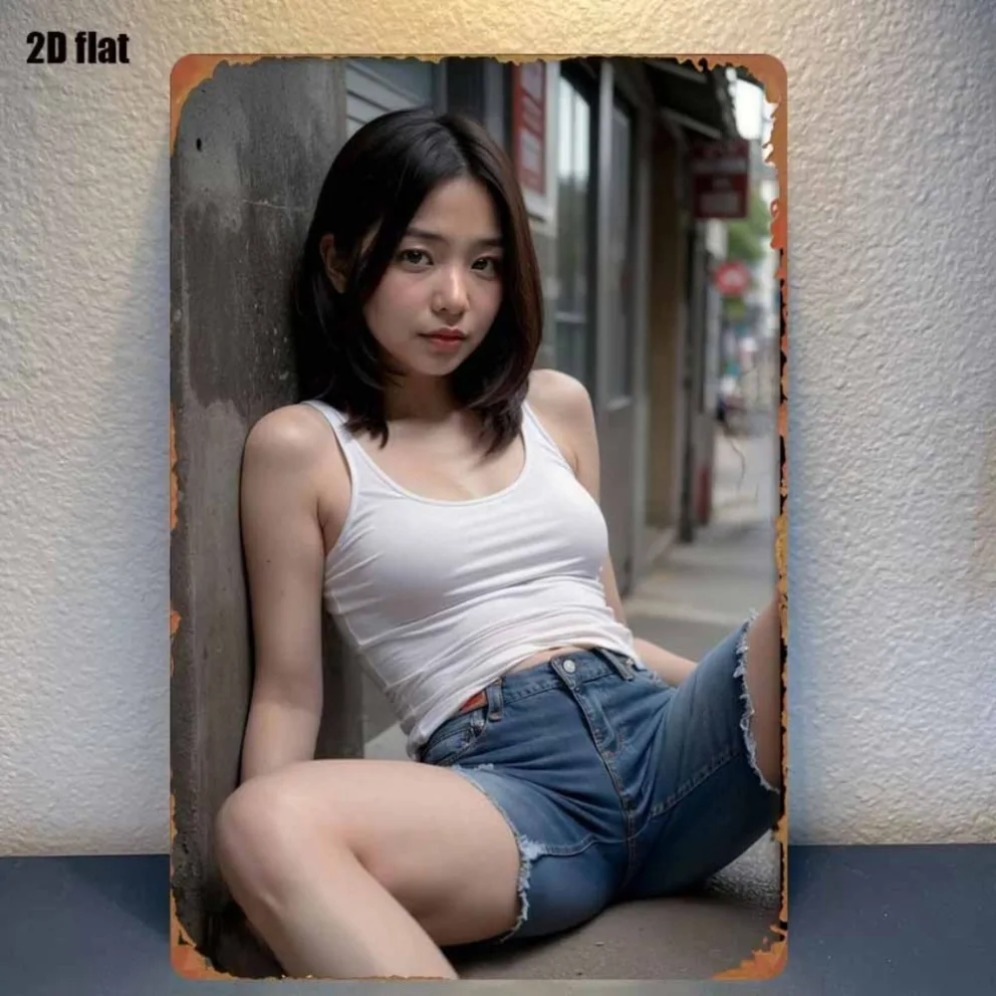 New Trendy HD Metal Wall Art - - Street Fashion Asian recension och pris