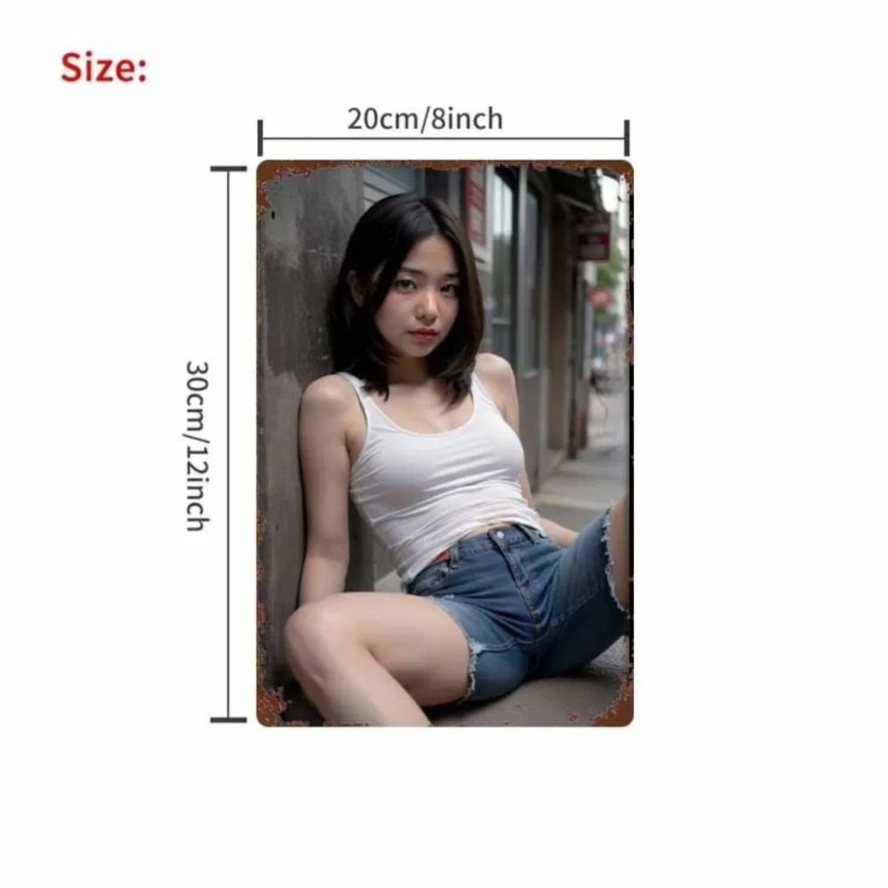 New Trendy HD Metal Wall Art - - Street Fashion Asian recension och pris
