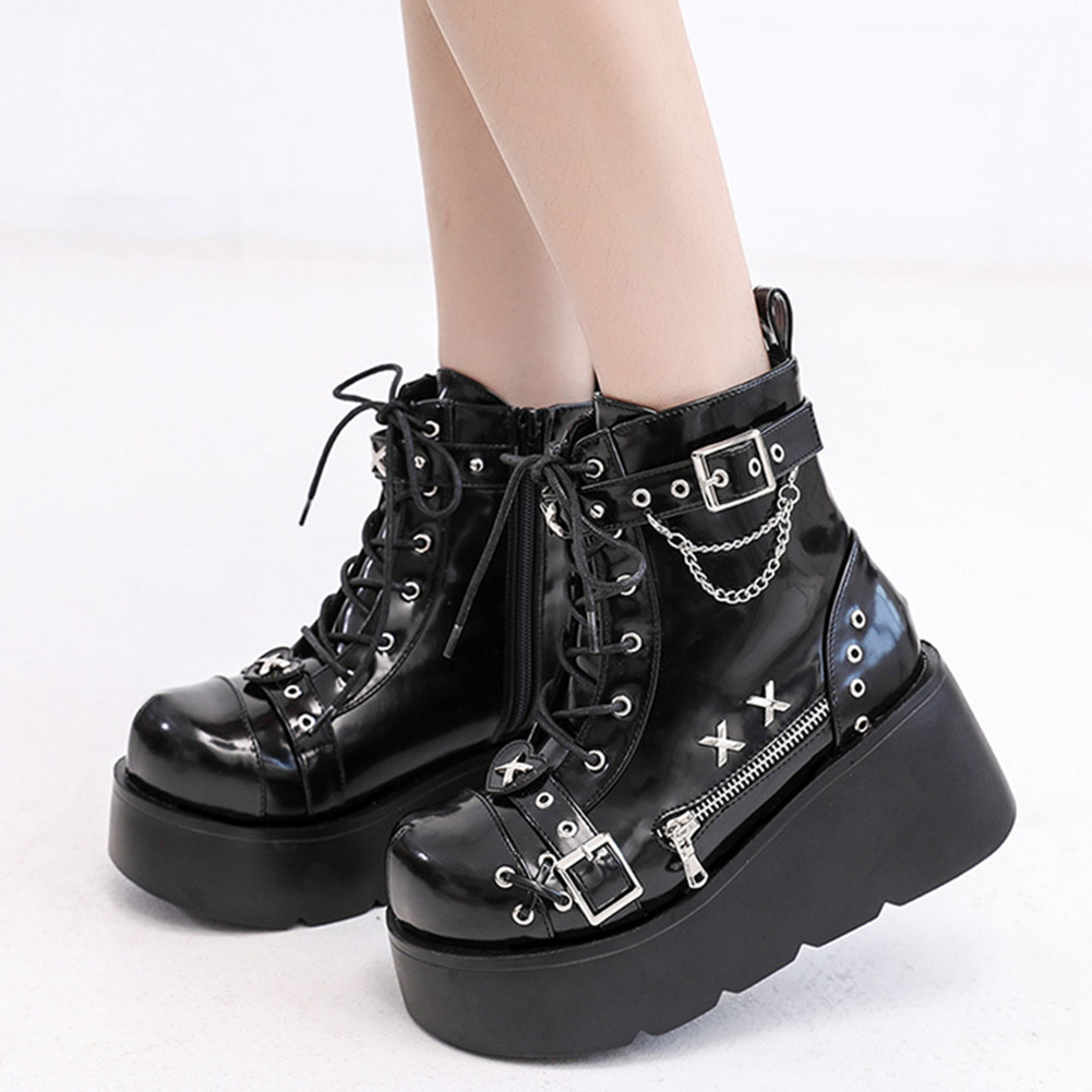Brand New Ladies Goth Platform - Street Fashion Girl recension och pris